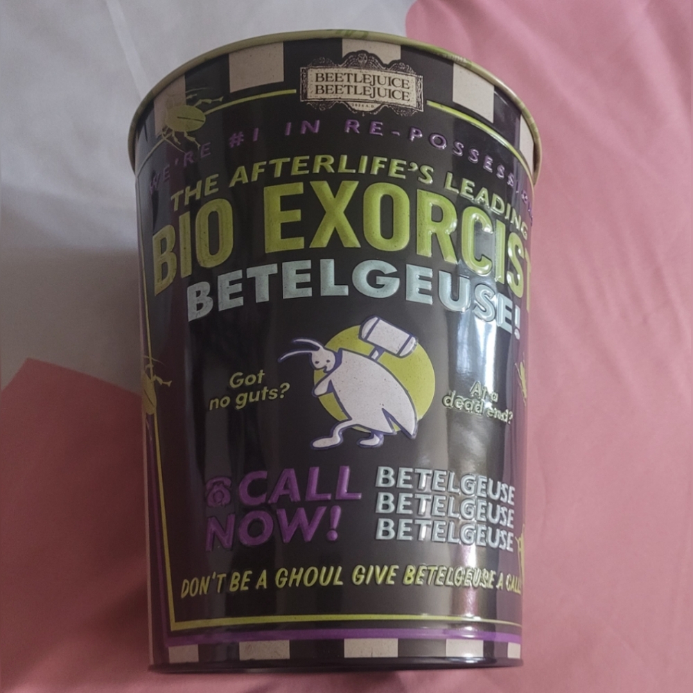 AMC Beetlejuice Bio Exorcist Popcorn Tin
